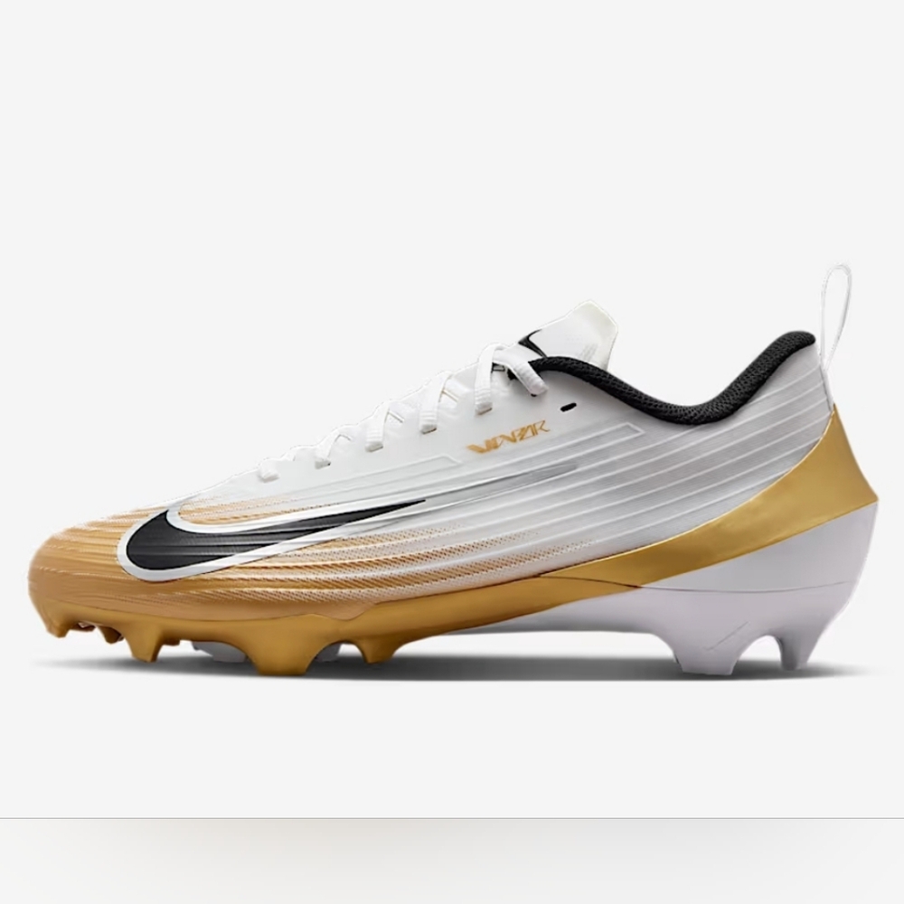 Nike Vapor Speed 3 Men's Size 9 Or 8.5 Football Soccer Cleats White Gold 2025
